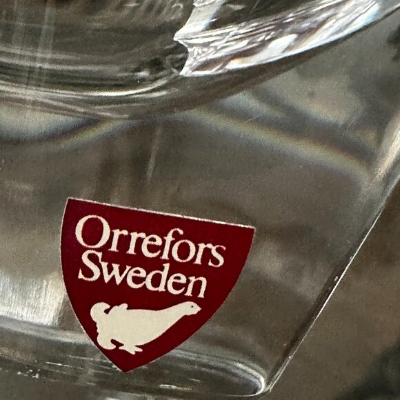 Sweden Crystal Tulip Decorative small Bowl/Candleholder/Trinket Bowl by Orrefors - Picture 4 of 6